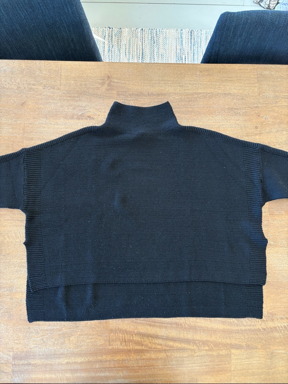 Kerisma Black 3/4 Sleeve Turtleneck Sweater